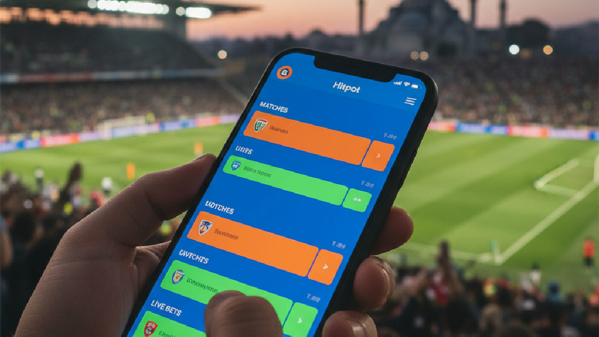 Hitpot mobil uygulaması üzerinden kolayca futbol bahisleri yapma imkanı.