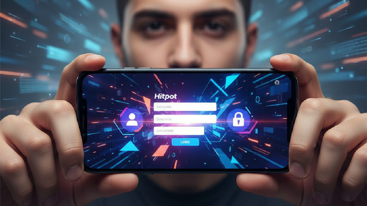 Hitpot giriş işlemi yapan kullanıcı için hızlı ve güvenli erişim imkanları.